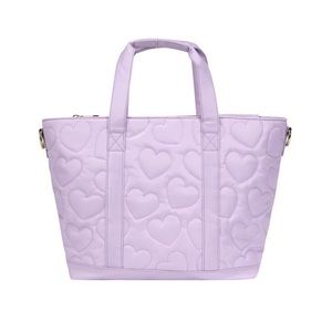 NEW! Stoney Clover Lane Puffy Mini Heart Tote Bag - Xoxo